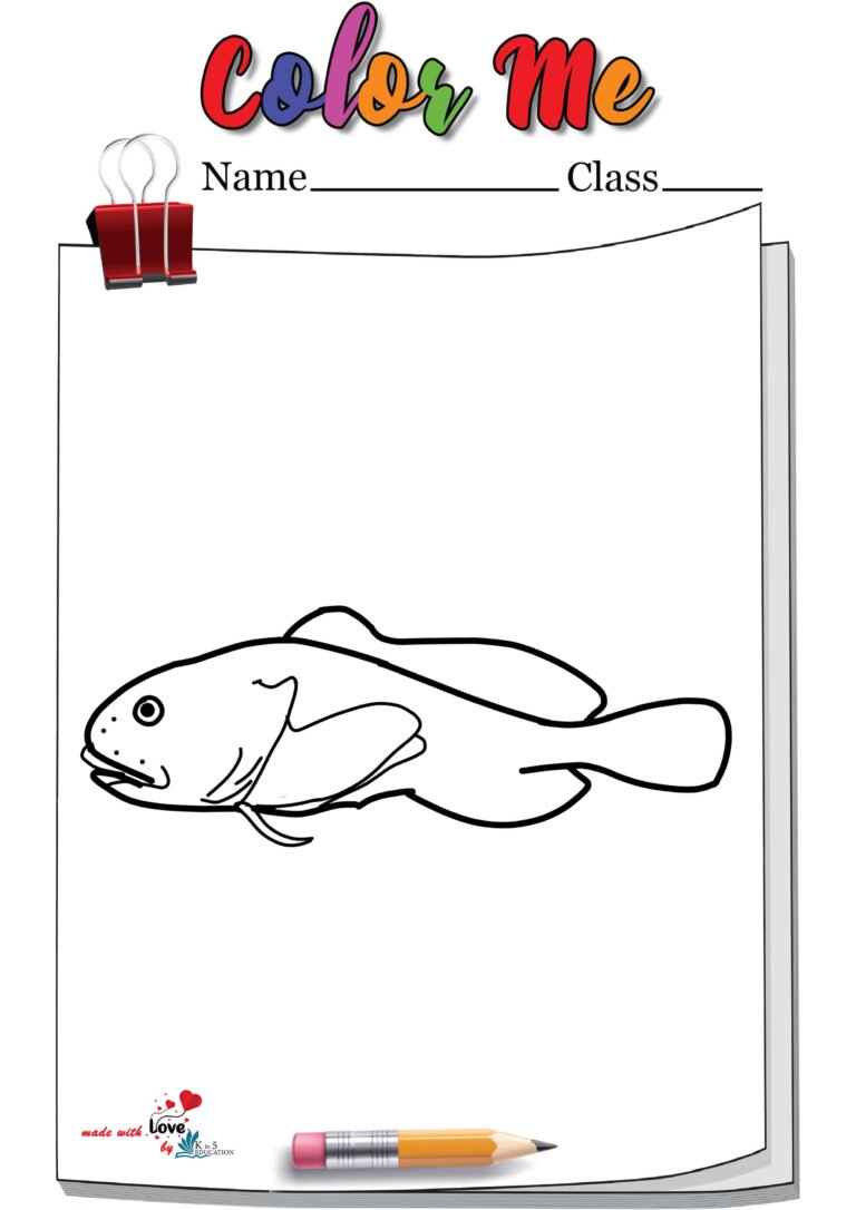 Blobfish Coloring Pages | FREE Download