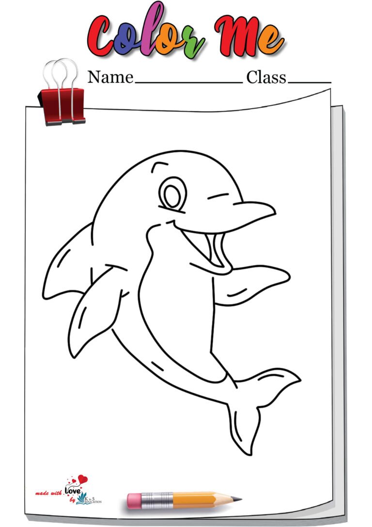 Dolphin Coloring Page