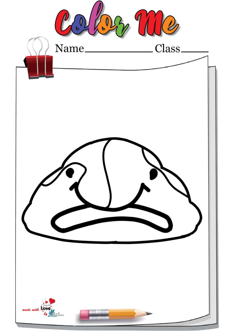 Fatty Blobfish Coloring Page