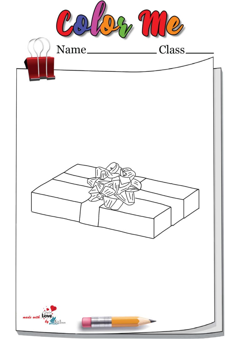 Gift Coloring Pages | FREE Download