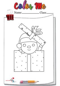 Gift Toy Coloring Page