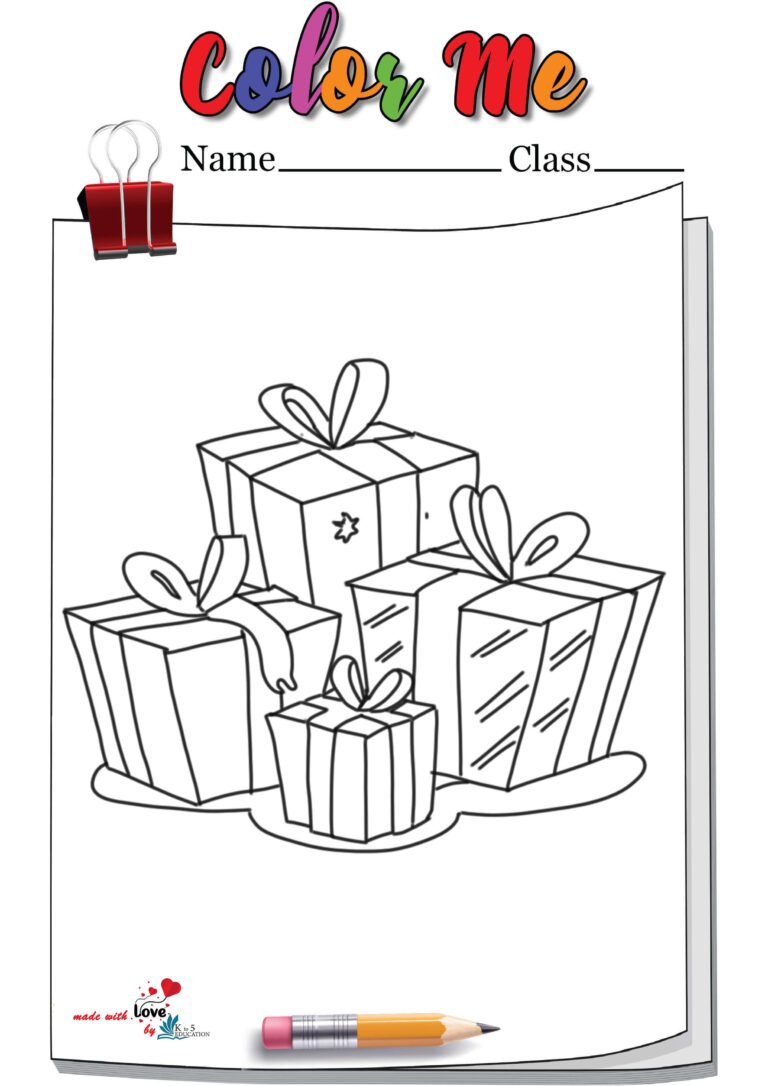 Gifts Boxes Coloring Page | FREE Download