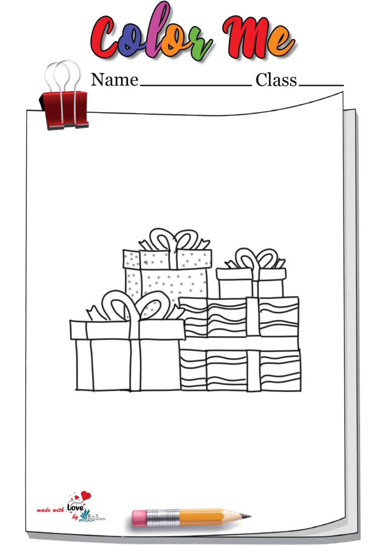 Gifts Coloring Pages | FREE Download