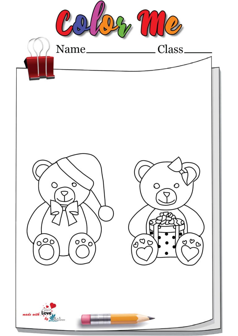 Teddy Bears Coloring Pages | FREE Download