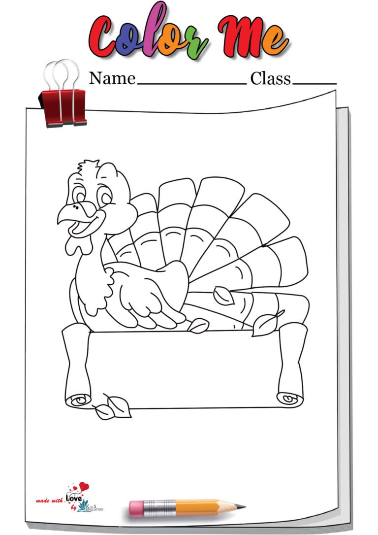 Turkey Coloring Pages | FREE Download