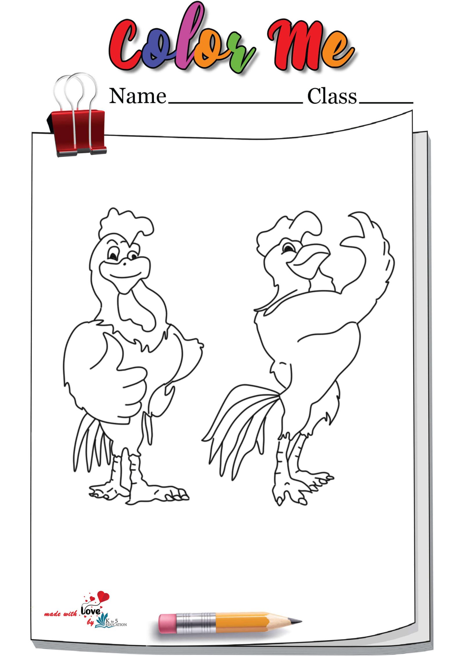 Turkeys Coloring Page